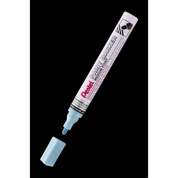 Marker olejowy Pentel średnia okrągła  końcówka,  MMP10-MS perłowy błękitny SALE