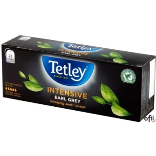 Herbata TETLEY intensive Earl Grey 25t czarna