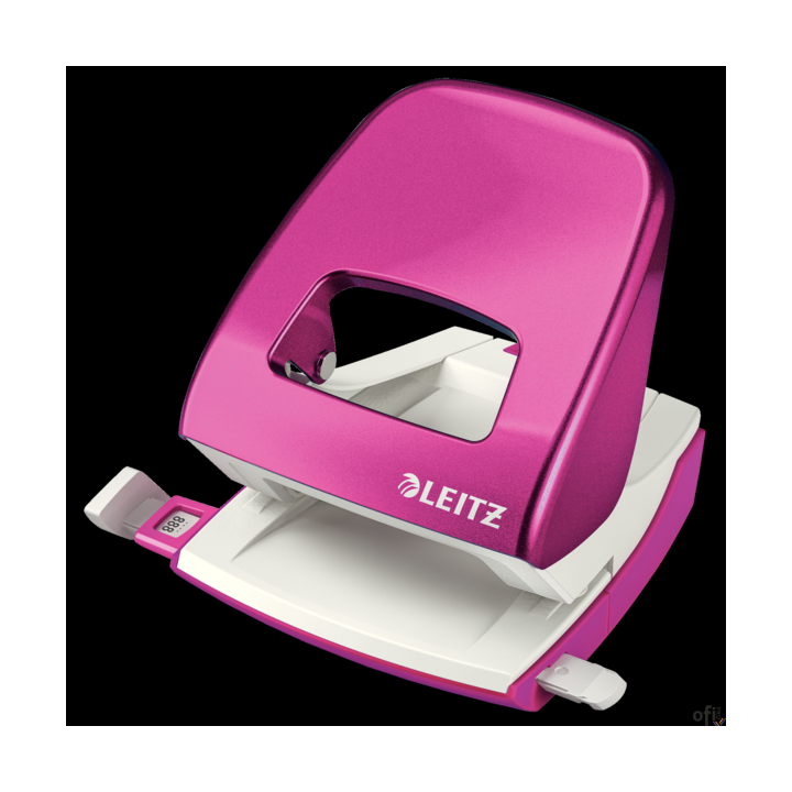 Dziurkacz 5008 LEITZ WOW metaliczny różowy 30k duży metalowy 50081023