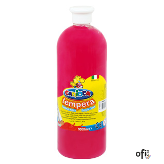 Farba tempera 1000 ml, różowy ciemny CARIOCA 170-1865/170-26-41 (X)