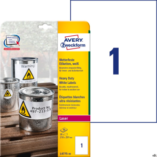 Etykiety foliowe Heavy Duty• Niezwykle wytrzymałe etykiety samoprzylepne wykonane z białego poliestru.• Wyjątkowo odporne na dzi