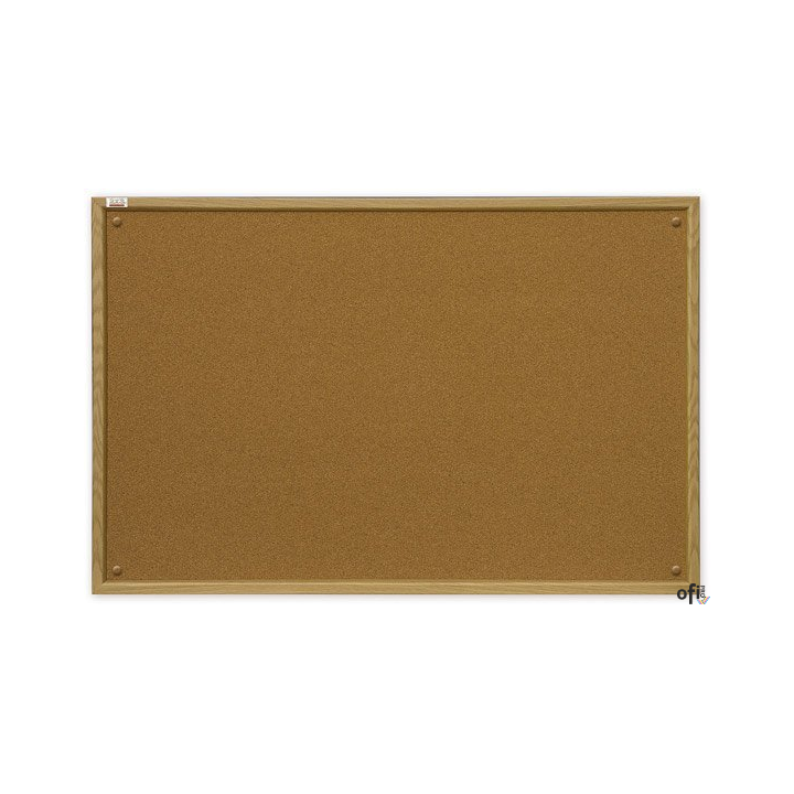 Tablica korkowa w ramie drewnianej 120x90cm OFFICE TC129/C zo 2X3