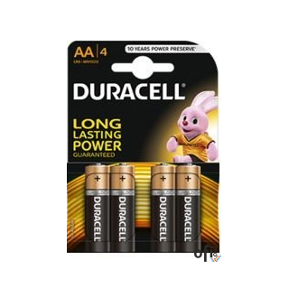 Bateria DURACELL alkaliczna BASIC LR06/AA K4 (4szt) 4520103