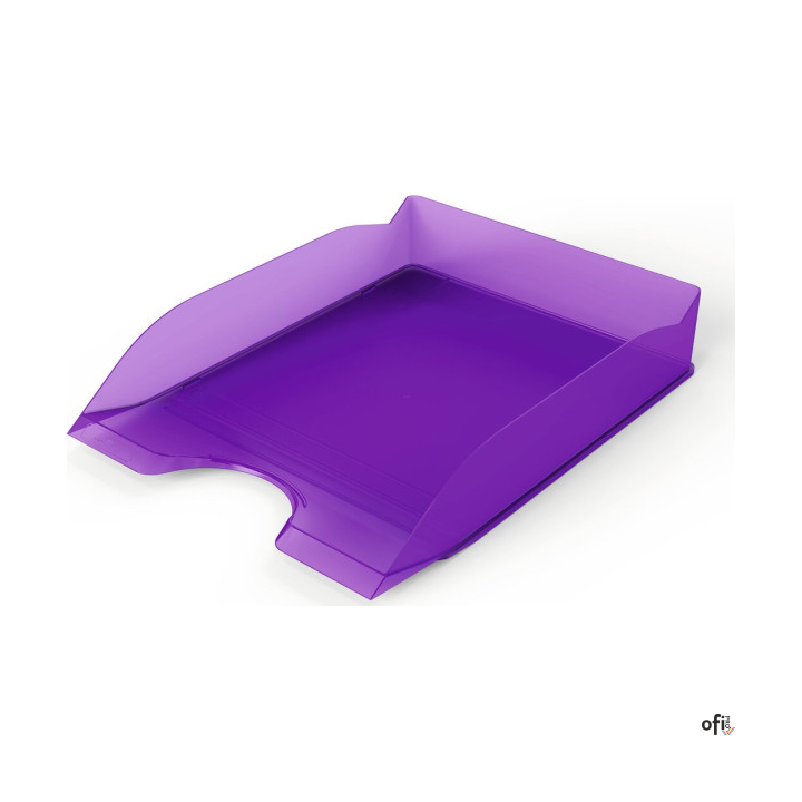 Półka na dokumenty formatu A4 do C4. Wymiary: 253x63x337 mm (SxWxG). Kolory czarny, przezroczysty, czerwony, niebieski, zielony