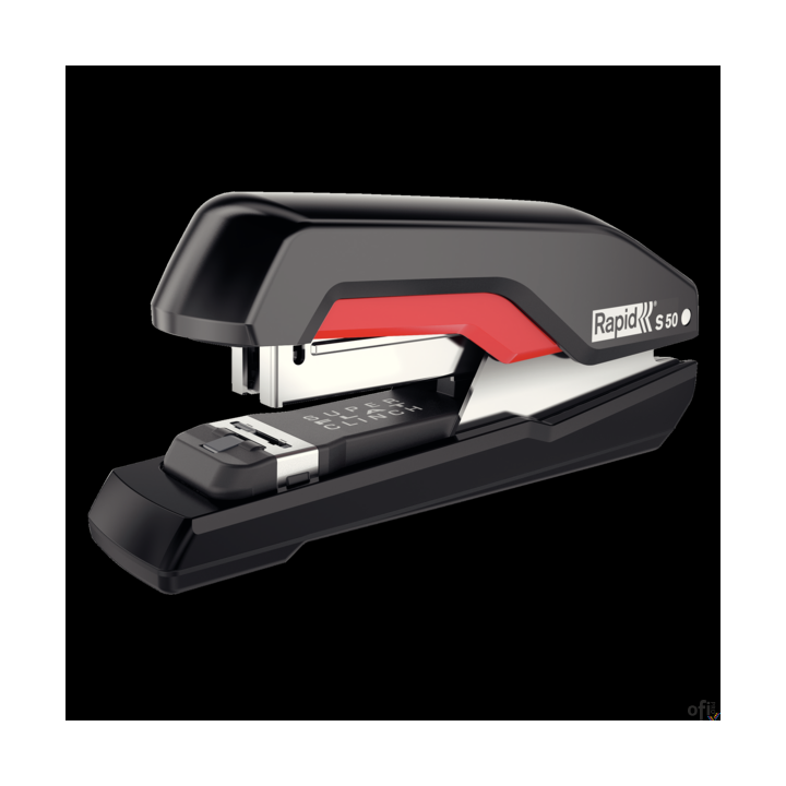 Zszywacz SUPREME S50 czarno-czerwony 50k RAPID 5000544