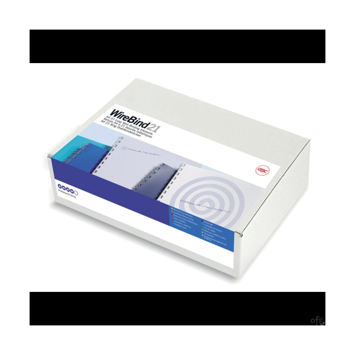 Grzbiety drutowe GBC A4 21L 6mm białe (100szt) IB165085 SALE