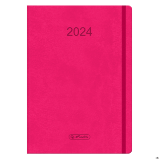 Kalendarz Tygodniowy A5 Flex Różowy 2024 9588377 Herlitz