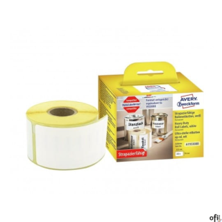 Etykiety Heavy Duty w rolce do drukarek termicznych DymoTM , 300 etyk. / rolka, 59 x 102 mm , poliestrowe, trwałe, białe, AVERY 