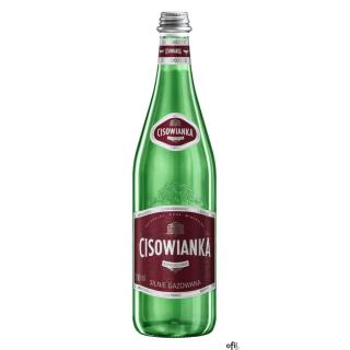 Woda CISOWIANKA 0.7l Silny gaz szkło karton 12 szt