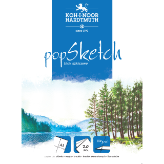 Blok szkicowy A3 POP SKETCH 9920 110g KOH-I-NOOR