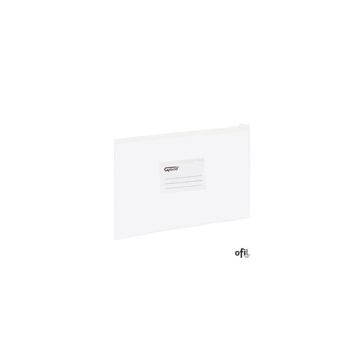 Teczka kopertowa zamek EC007B, biała, A5 EAGLE 120-1174 suwak