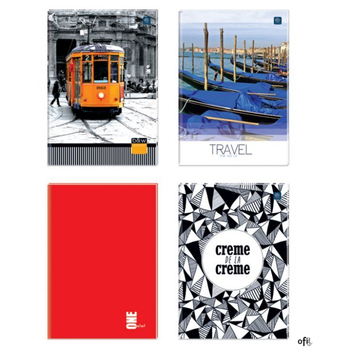 Brulion B5 160k kratka twarda oprawa INTERDRUK