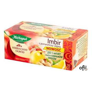 Herbata HERBAPOL HERBACIANY OGRÓD Imbir z Pomarańczą i Pigwą 20tb