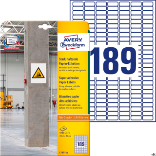 Etykiety papierowe do trudnych powierzchni• Etykiety specjalistyczne z bardzo mocnym klejem, idealne do trwałego etykietowania, 