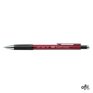 OŁÓWEK AUTOMATYCZNY GRIP 1345 0,5MM CZERWONY METALICZNY FABER-CASTELL