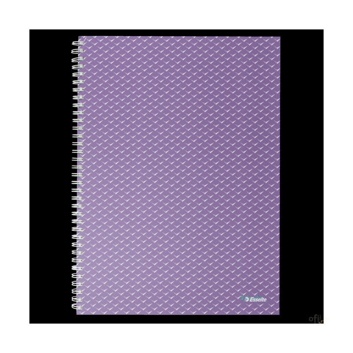 Kołonotatnik Colour Breeze A4, w kratkę, lawendowy Esselte 628479