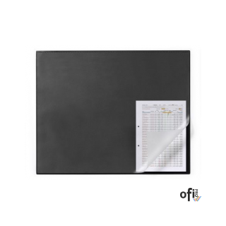 Podkład na biurko z zabezpieczeniem krawędzi 650x500mm czarny DURABLE 729301 SALE