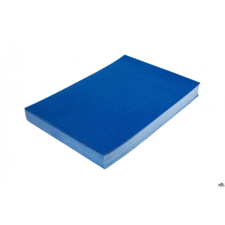 Karton DELTA skóropodobny niebieski A4 DOTTS 100 szt. okładki do bindowania