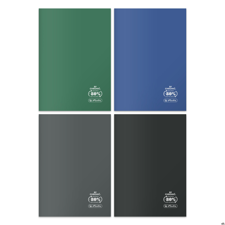 Zeszyt A4 60k. kratka eco PP ocean colors 400198130 HERLITZ
