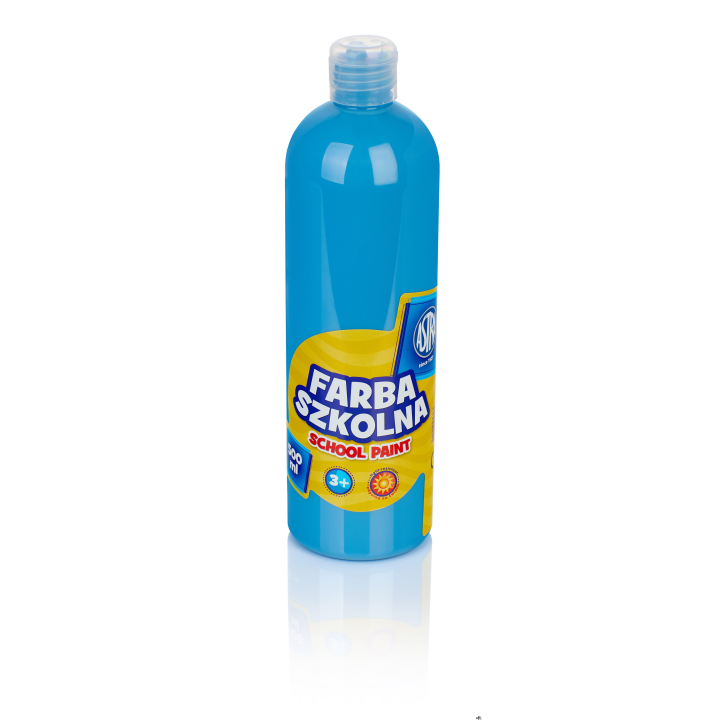Farba szkolna Astra 500 ml - niebieska, 83410900