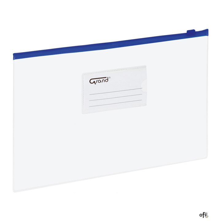 Teczka kopertowa zamek EC007B, niebieska, A5 EAGLE 120-1472 suwak