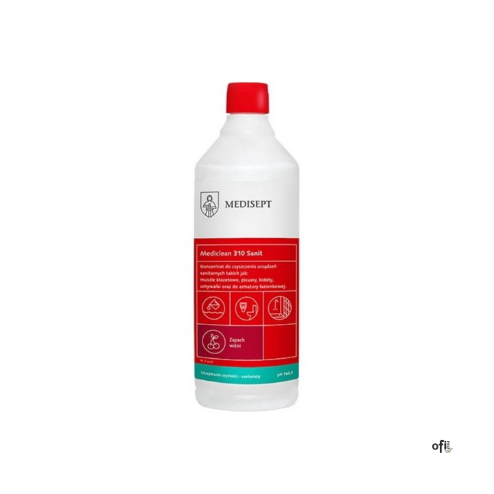 MEDICLEAN 310 Sanit Koncentrat do czyszczenia powierzchni sanitarnych 1l