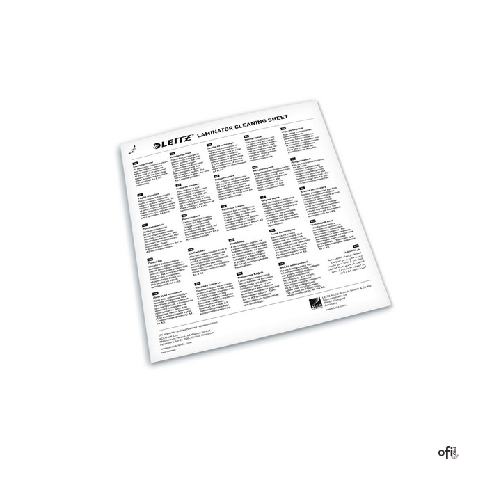 Arkusze czyszczące Leitz do laminatora A3/A4, 5 szt. 72550000