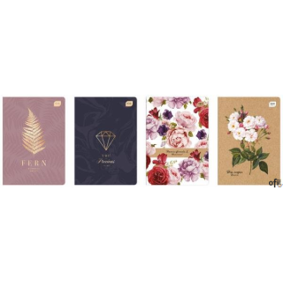 Zaokrąglone rogi. Wodoodporna i wytrzymała polipropylenowa okładka doskonale ochroni wszystkie ważne notatki przed zniszczeniem,