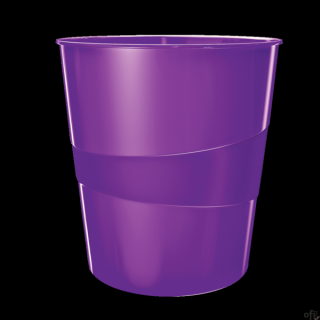 Wytrzymały kosz na śmieci w modnych kolorach, z efektownym, błyszczącym wykończeniem. Idealnie pasuje do pozostałych produktów z