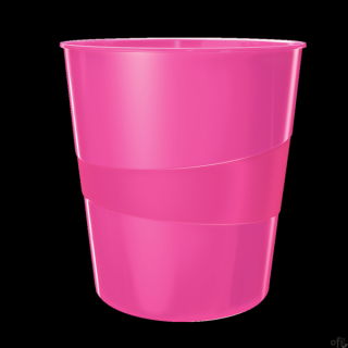 Wytrzymały kosz na śmieci w modnych kolorach, z efektownym, błyszczącym wykończeniem. Idealnie pasuje do pozostałych produktów z