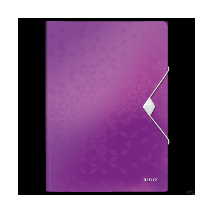 Teczka z gumką Leitz WOW__idealna do przenoszenia i przechowywania dokumentow,_folderow i innych przedmiotow__wykonane z polipro