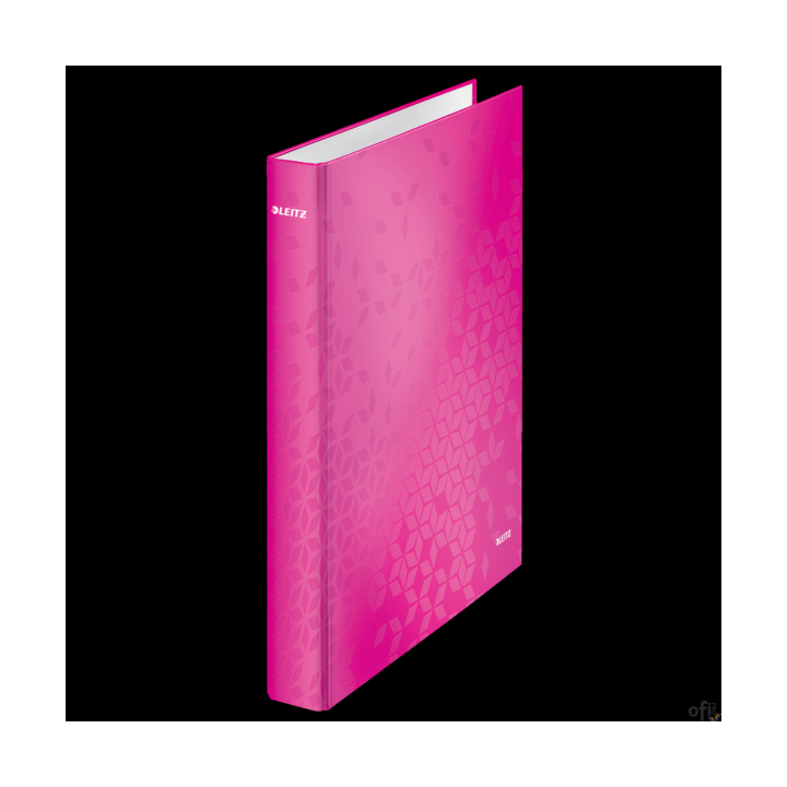 Segregator ringowy WOW Leitz_Zwracający na siebie uwagę segregator ringowy w promiennych WOW kolorach._- laminowana powierzchnia