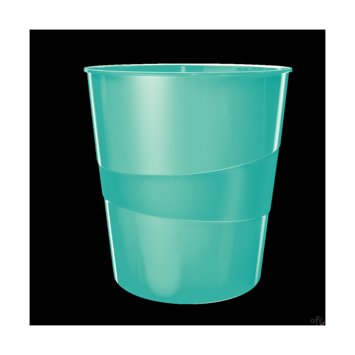 Wytrzymały kosz na śmieci w modnych kolorach, z efektownym, błyszczącym wykończeniem. Idealnie pasuje do pozostałych produktów z