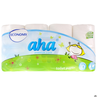 Papier toaletowy AHA SMART (8rolek) biały SALE HIGIENA