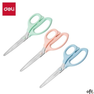 &nbsp; nożyczki biurowe o długości 210 mm&nbsp; uchwyty wykonane z materiału na bazie słomy pszennej ograniczającego użycie tworzyw sztucz