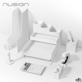 Zestaw Organizacyjny Nusign ENS003 13 elementów białyzestaw składający się z 13 elementówskład zestawu: nożyczki, linijka, kalku