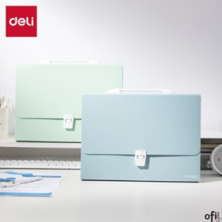 &nbsp; teczka harmonijkowa w formacie A4 z 8 przegrodami&nbsp; przeznaczona do segregacji i przechowywania dokumentów&nbsp; wykonana z materiał