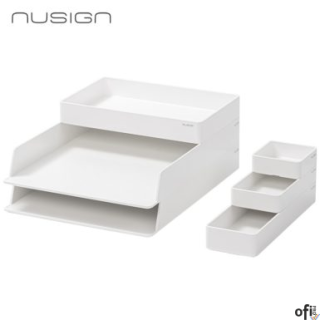 &nbsp; 6-elementowy zestaw organizerów do dowolnej aranżacji przestrzeni na biurku&nbsp; modułowa konstrukcja umożliwia swobodne dopasowan