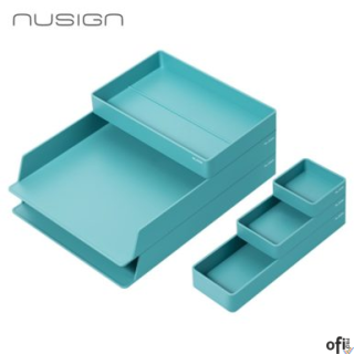 &nbsp; 6-elementowy zestaw organizerów do dowolnej aranżacji przestrzeni na biurku&nbsp; modułowa konstrukcja umożliwia swobodne dopasowan