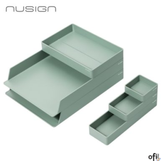 &nbsp; 6-elementowy zestaw organizerów do dowolnej aranżacji przestrzeni na biurku&nbsp; modułowa konstrukcja umożliwia swobodne dopasowan