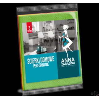 ANNA ZARADNA Ściereczki jak bawełna , 5szt., mix, ST-AZ-013784