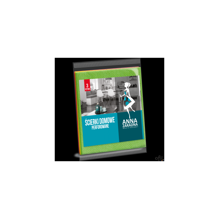 ANNA ZARADNA Ściereczki jak bawełna , 5szt., mix, ST-AZ-013784