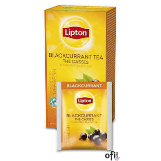 Herbata LIPTON CLASSIC BLACKCURRANT 25k.fol czarna