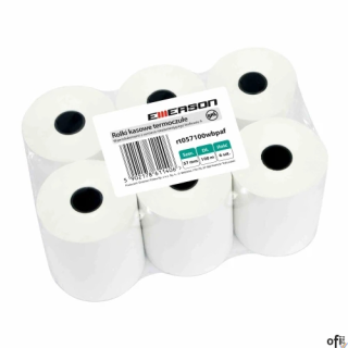 ROLKI TERMICZNE I FAKSOWE _- produkowane są z papieru termoczułego o gramaturze 55 g/m_. Producent papieru udziela gwarancji trw