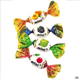 Cukierki owocowe 1 kg.W opakowaniu znajduje się około 500 cukierków.