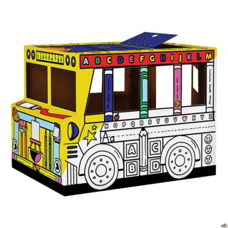 Autobus do kolorowania dla dzieci, XXL, 6 szt (FSC) 100136212 FELLOWES