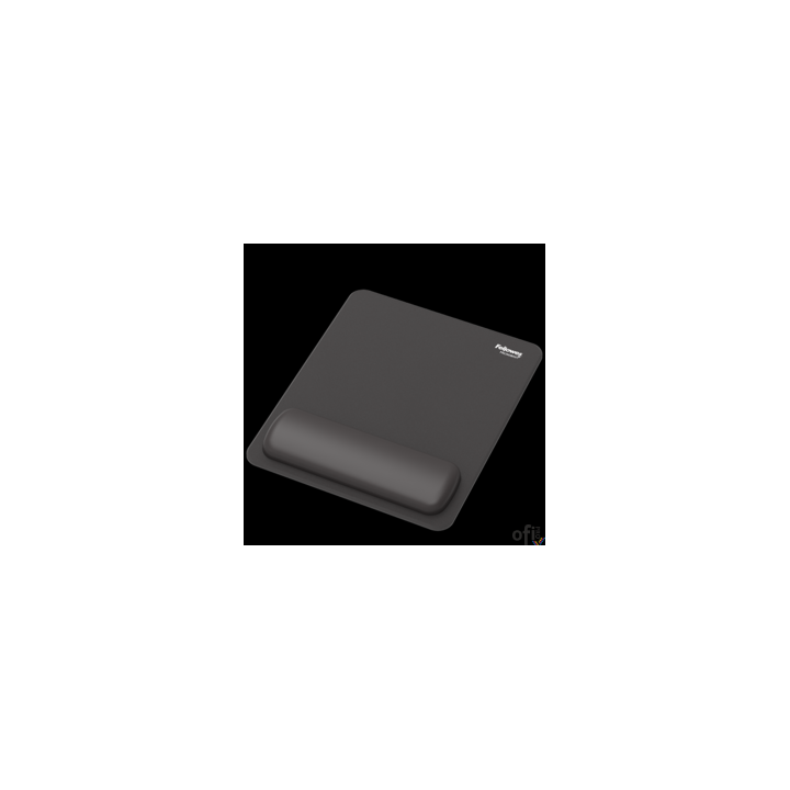 Podkładka pod mysz i nadgarstek BREYTA, czarna 24x20cm 100142555 FELLOWES