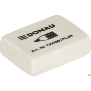 gumka przeznaczona do ścierania pisma ołówka_wykonana z najwyższej jakości termoplastycznego kauczuku_jednolita, biała_nie zawie