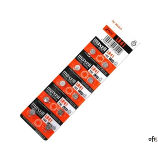 Bateria zegarowa alkaliczna mini (10szt.) G3 / AG3 / L736 / 192 / LR41 Maxell