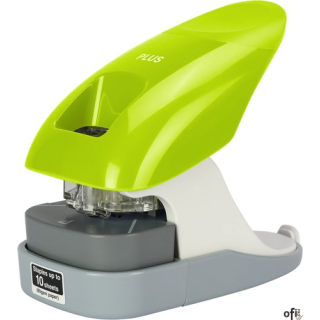 Zszywa bez problemu do 10 kartek (papier 80 g/m²)Przyjazny dla środowiska nie wymaga użycia metalowych zszywekMechanizm wspomaga